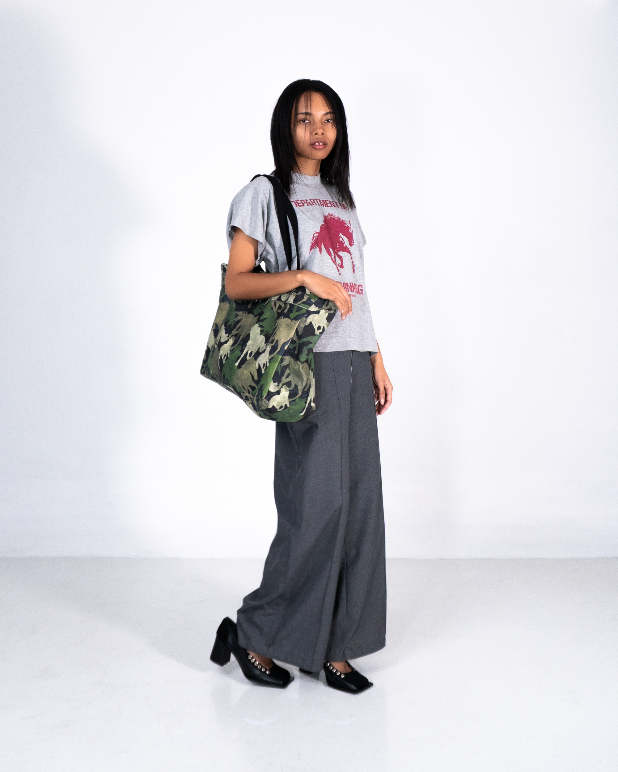 Free Thinking - T-Shirt Zero Wasted Gris
