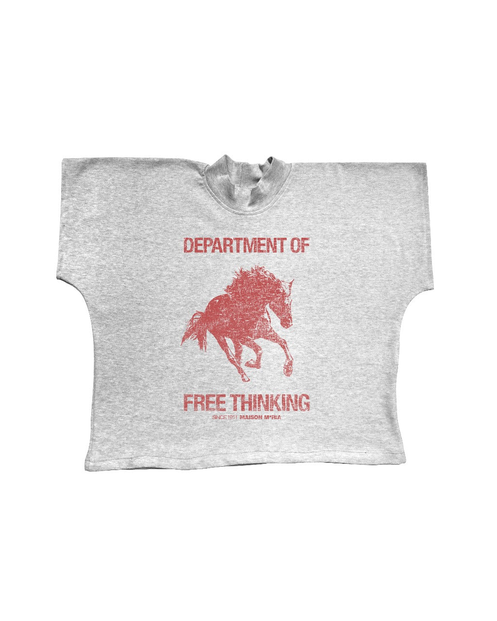 Free Thinking - T-Shirt Zero Wasted Gris