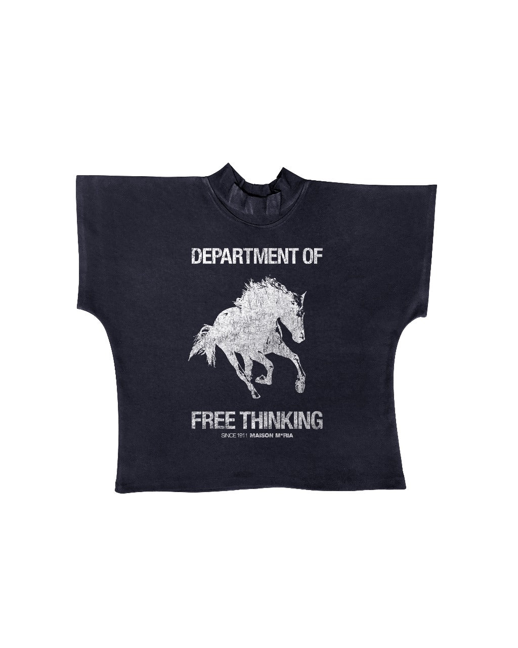 Free Thinking - T-Shirt Zero Wasted Negra