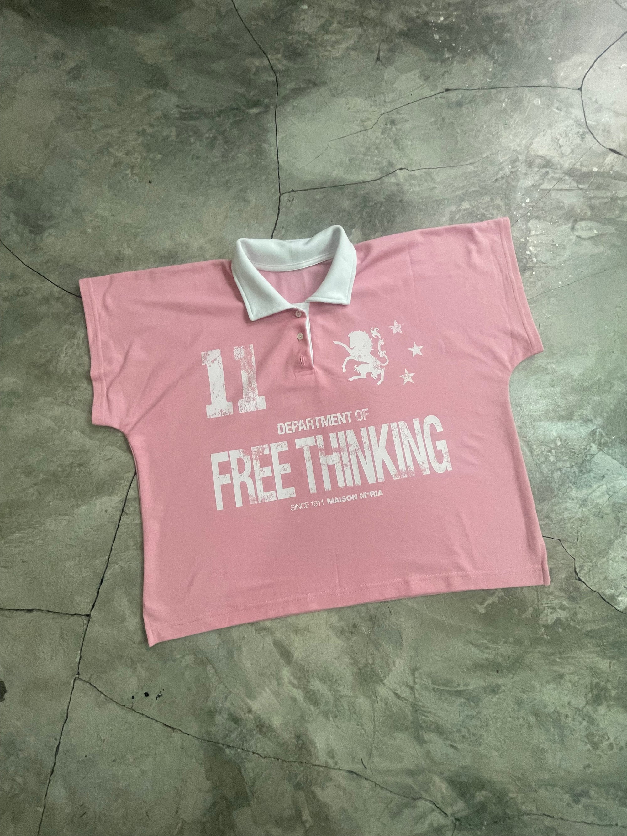 Polo Zero Waste - FreeThinking Rosa