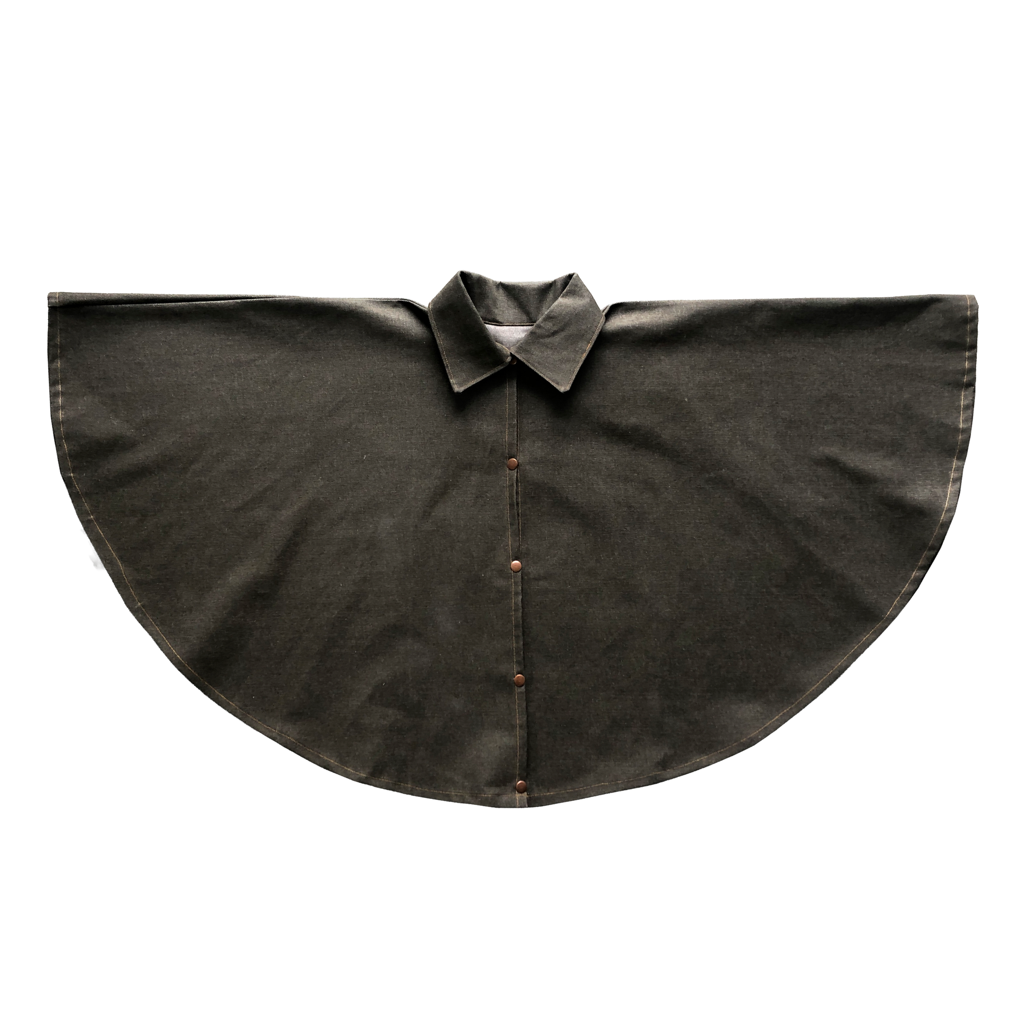 Denim Cape - Verde Militar