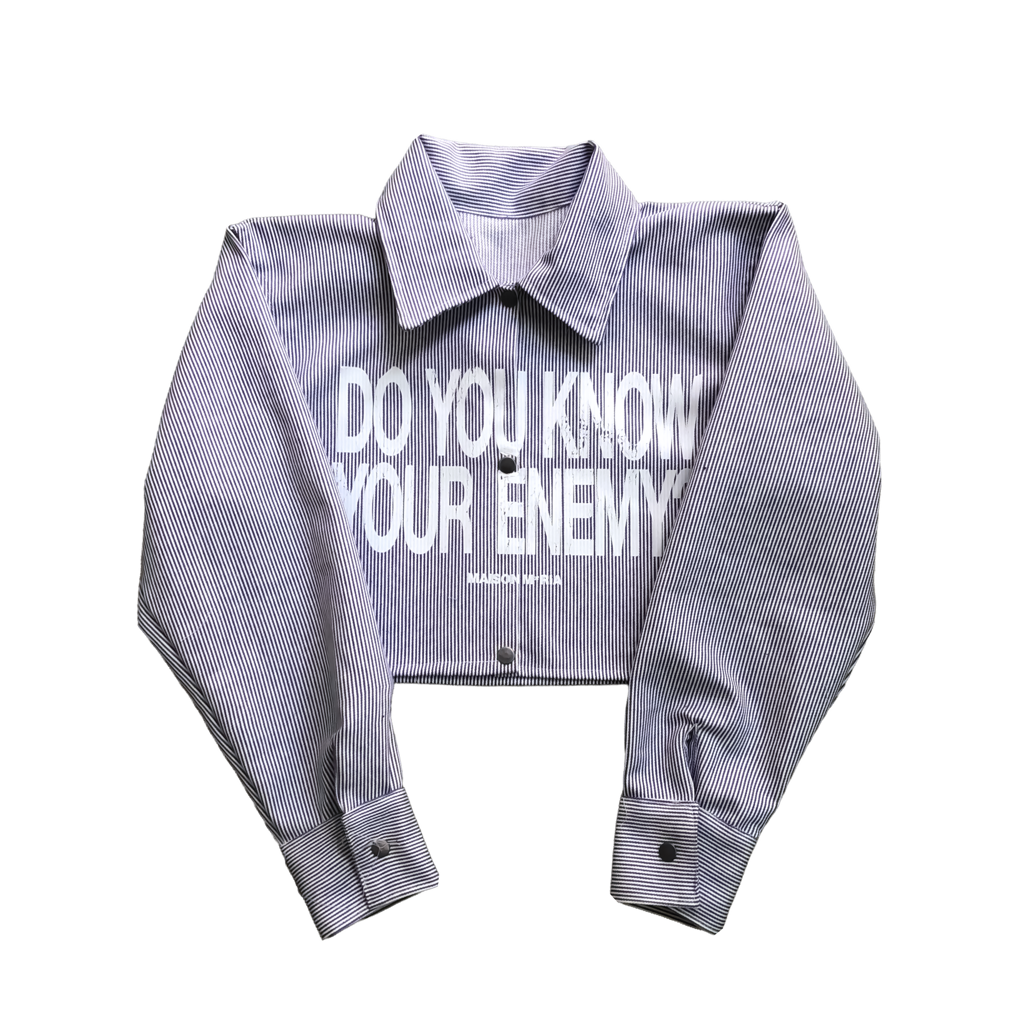 "Know Your Enemy" - Cropped Shirt