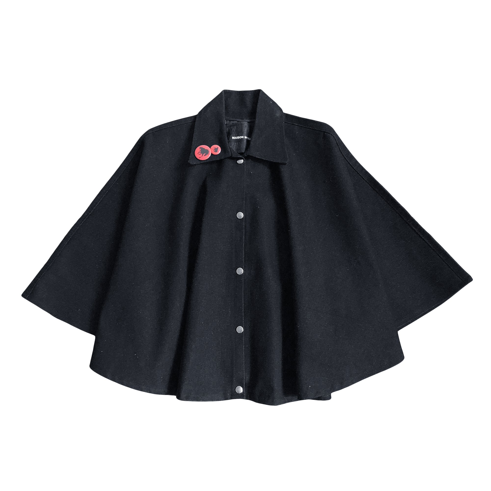 Denim Cape - Negro