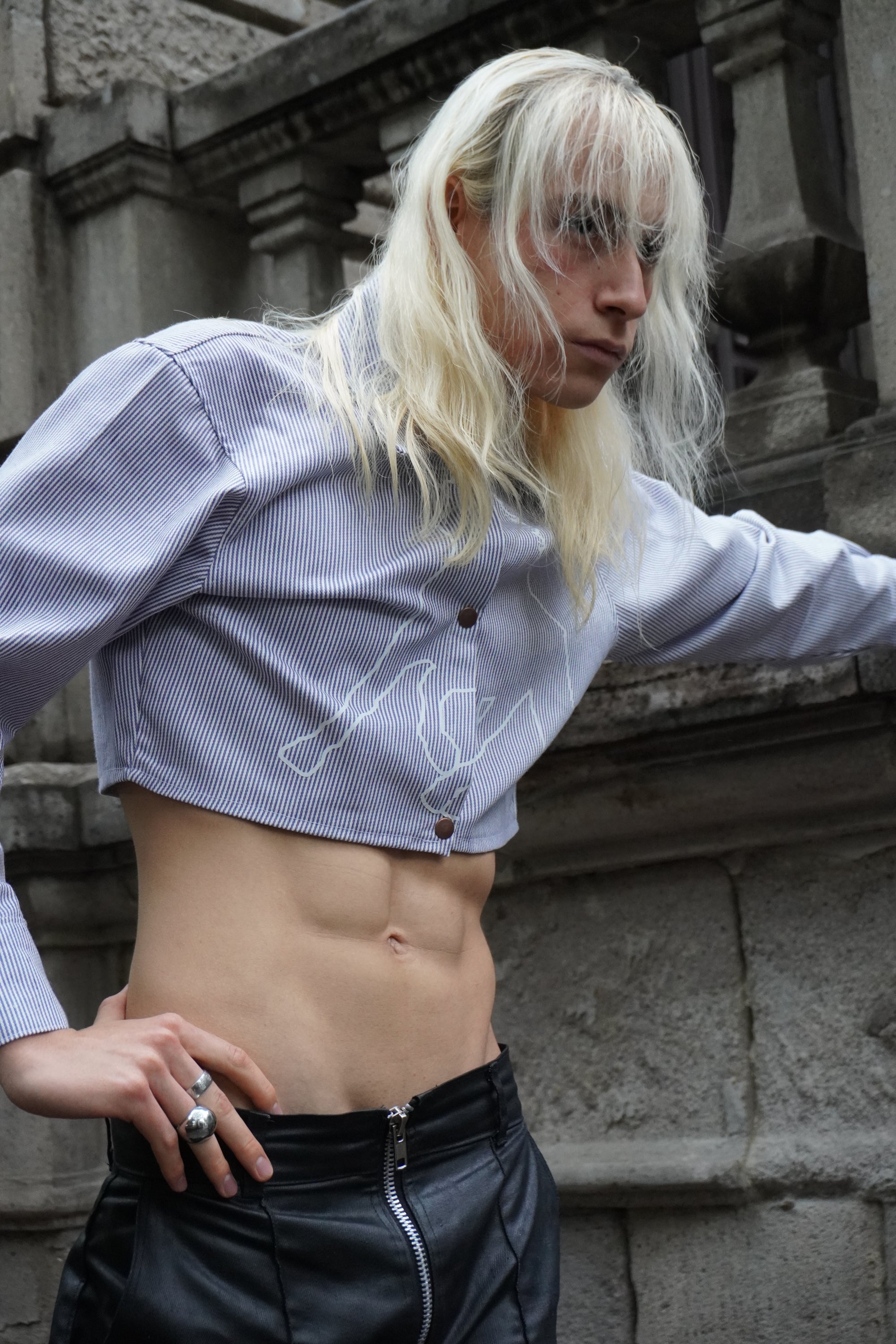 “Horse” - Cropped Shirt