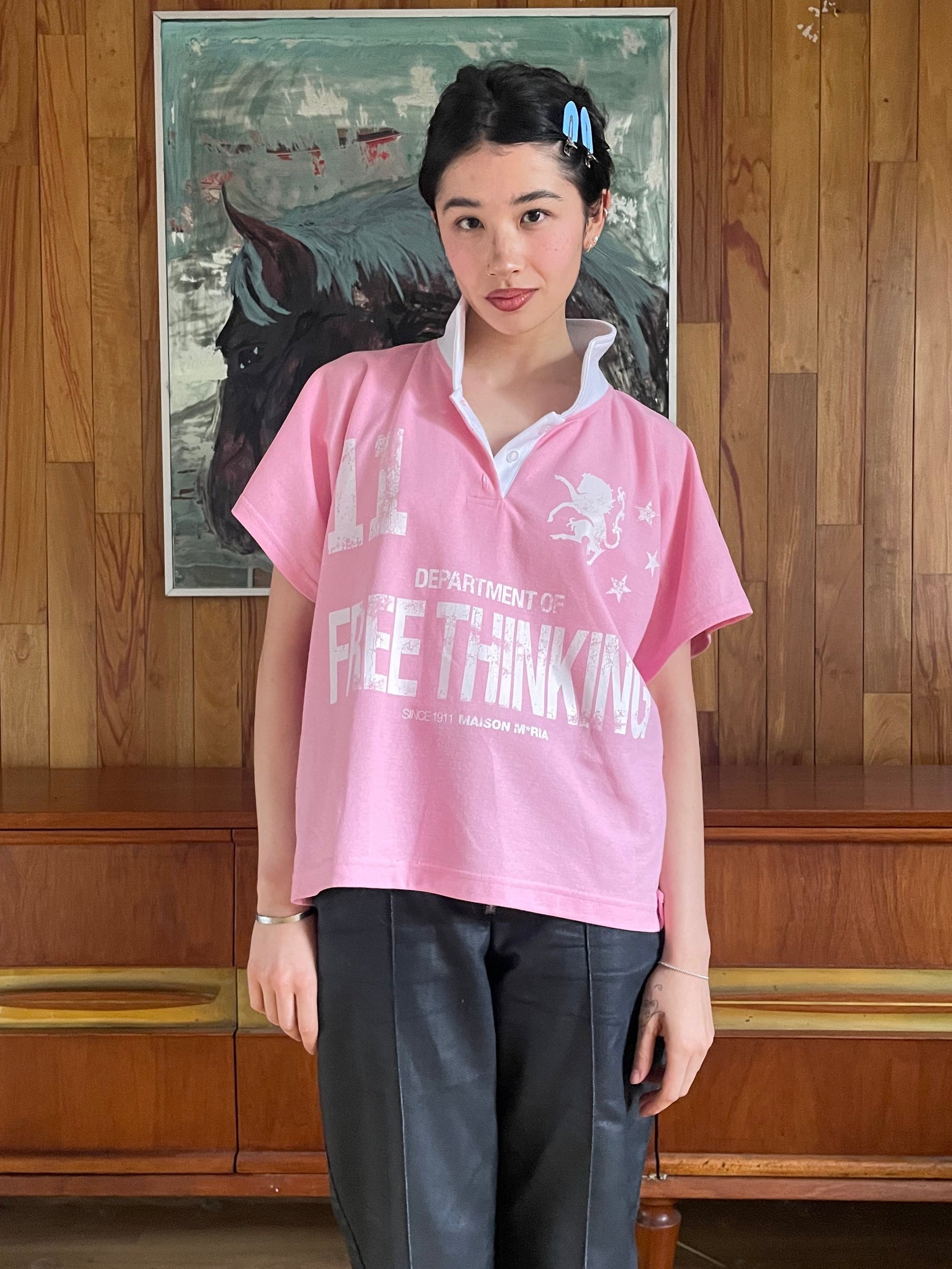 Polo Zero Waste - FreeThinking Rosa