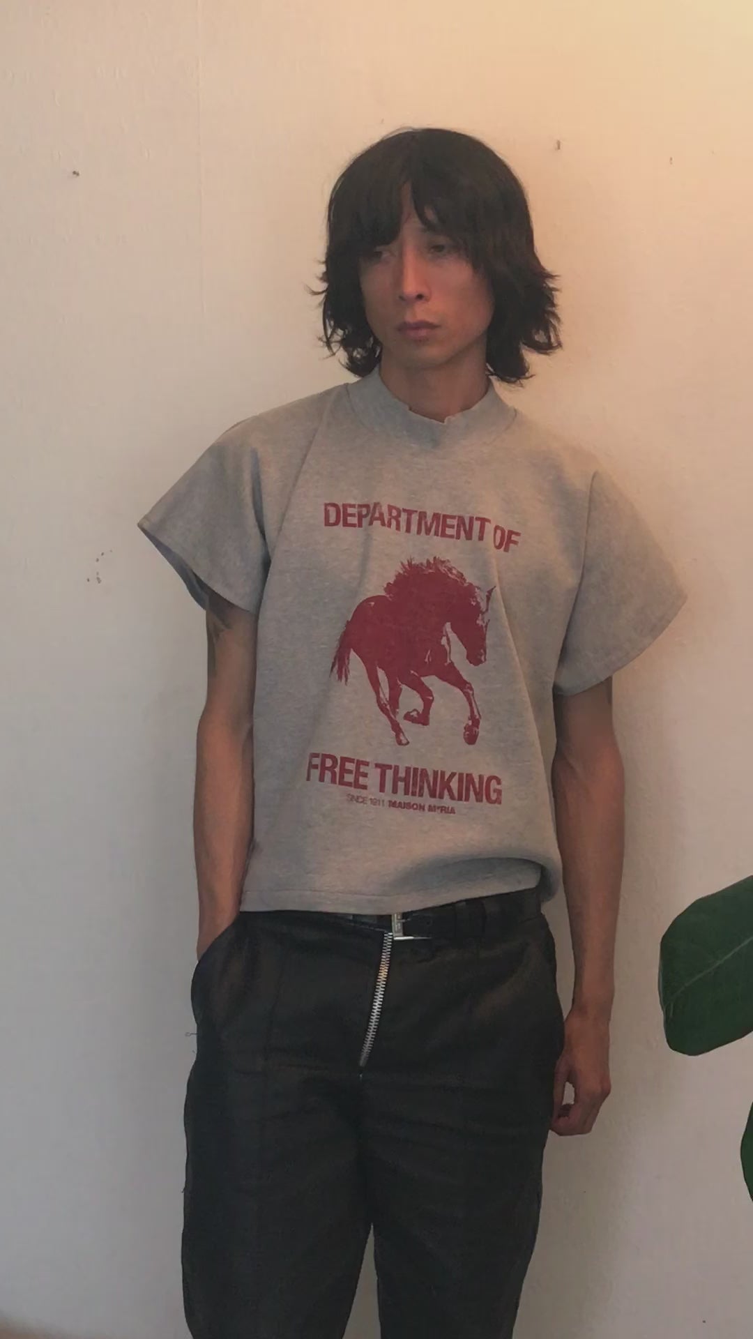 Free Thinking - T-Shirt Zero Wasted Negra